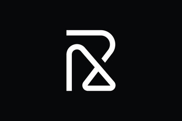MR letter logo design on luxury background. RM monogram initials letter logo concept. MZ icon design. ZM elegant and Professional letter icon design on black background. MZ ZM MR RM