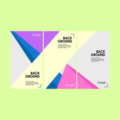 Background and Poster Design Template for Social media 