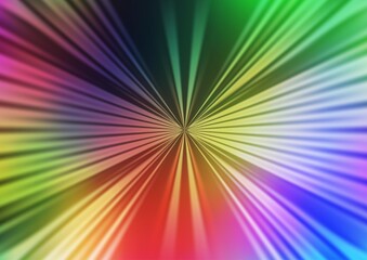 Light Multicolor, Rainbow vector texture with colored lines.