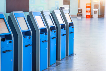 Self service kiosk terminal - shopping, payment, registration and more.