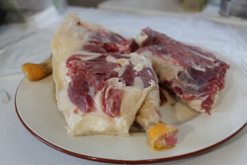 Duck leg and breast