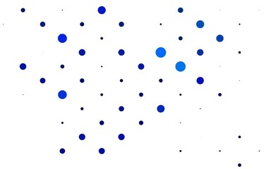 Light BLUE vector template with circles.