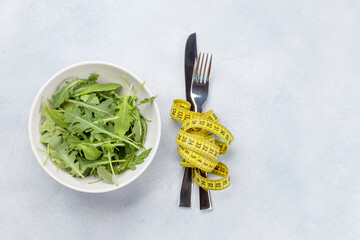 Healthy food and weigh loss concept