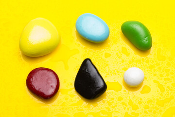 Colored stones