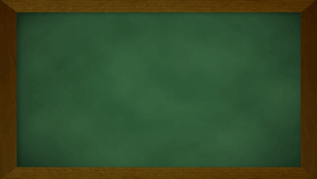 green chalkboard with frame