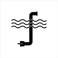 Periscope Icon, Mirror Prism Observation Instrument