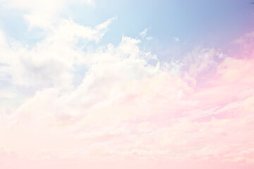Fototapeta na wymiar clouds watercolor tint, pink clouds gradient background sky, atmosphere air freedom