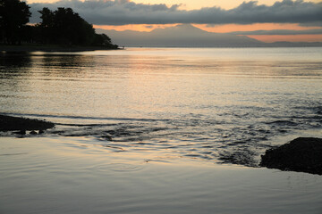 琵琶湖今津の夜明け