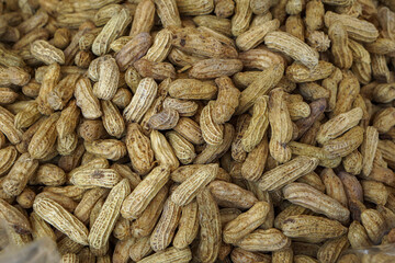 close up of peanuts