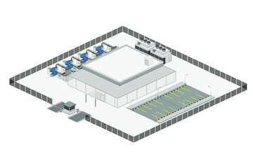 Internet Data Ceneter is a place for cloud and storage services to do digital services.