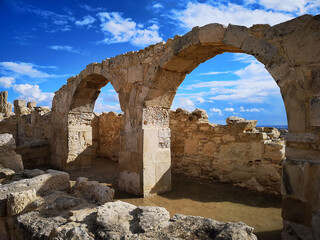 Kourion Archaeological Site, which is full of ancient ruins and relics of Greek culture.