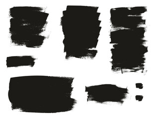 Social Media Background Set Of Calligraphy Paint Wide Brush Background Long High Detail Abstract Vector Background Set