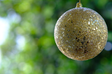 green christmas ball