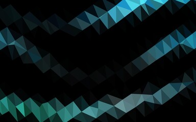 Obraz premium Light BLUE vector abstract polygonal layout.