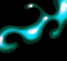 Naklejka premium abstract blue background abstract fluid design 