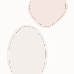 Pink beige abstract background design. Vector illustration