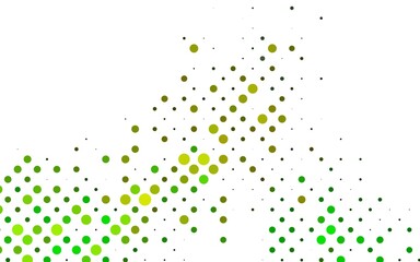 Light Blue, Yellow vector pattern with spheres.