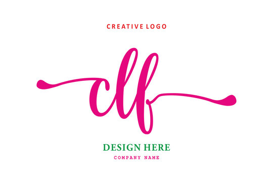 simple CLF letter arrangement logo is easy to understand, simple and authoritative