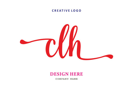 simple CLH letter arrangement logo is easy to understand, simple and authoritative
