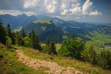 Top of the Hoher Kasten Mountain , S&auml;ntis, Switzerland