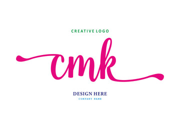 simple CMK letter arrangement logo is easy to understand, simple and authoritative