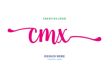 simple CMX letter arrangement logo is easy to understand, simple and authoritative