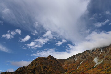 稜線と空の風景