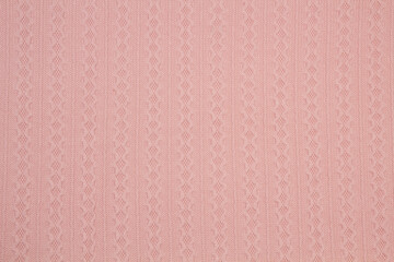 Fabric cotton fold, top view. Colorful textile