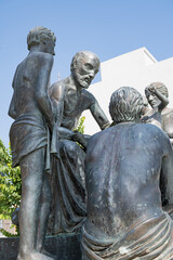 Hippokrates-Denkmal auf der Insel Kos, Ägäis, Griechenland