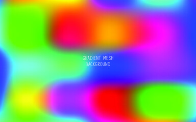 Multicolor gradient mesh background. For design. advertising banner, brochure, web etc. 10 eps design