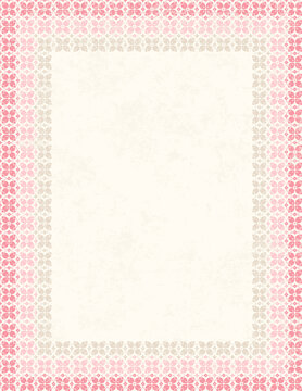 Floral ornamental banner with frame for text or photo. For invitations, greeting cards, announcements or photo frame  in retro style