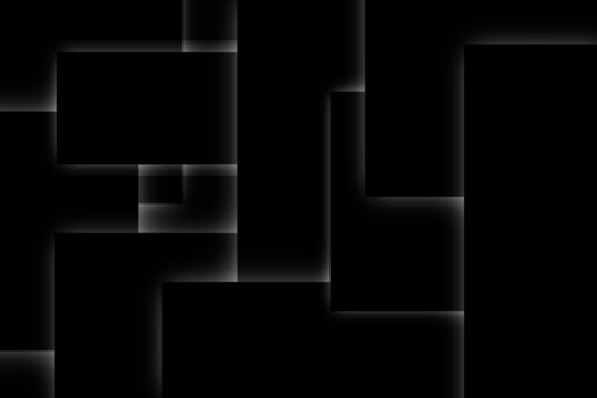 Black and white shadow Squeres Design Background
