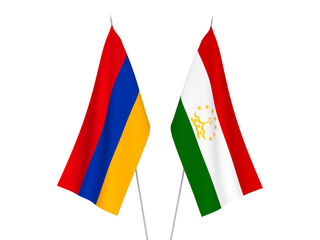 Armenia and Tajikistan flags