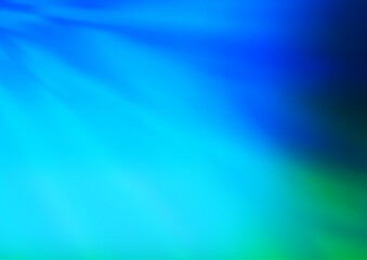 Light Blue, Green vector glossy abstract template.