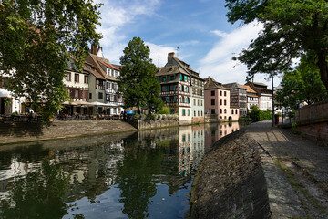 Fototapeta na wymiar Timber-framed houses, Strasbourg, France