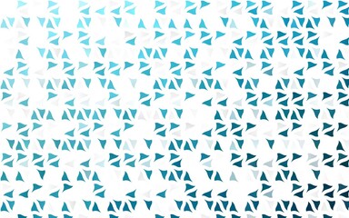 Light BLUE vector pattern in polygonal style.