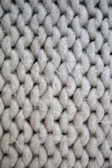 white wool,  white cloth handmade