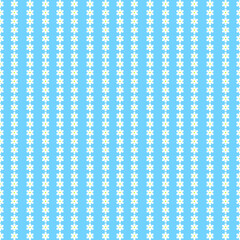 seamless Daisy pattern on a blue background
