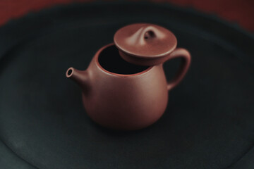 Chinese clay teapot
for tea ceremony