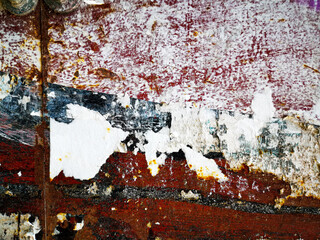 Old ripped blank torn grunge posters texture background