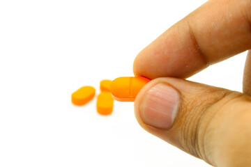 A picture of medicine with selective focus