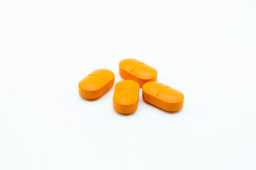 A picture of medicine with selective focus