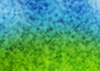 Light Blue, Green vector texture in rectangular style.