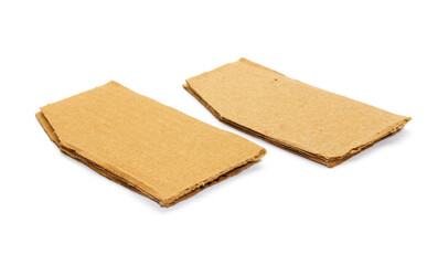 A picture of Corrugated Cardboard Sheets on white background