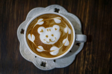 cup of coffee and beans