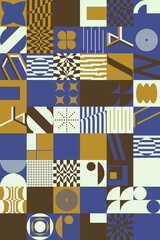 Abstract Vector Pattern Design Elements