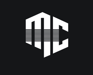 l & m, n & m and m & c logo designs