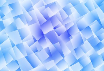 Light Pink, Blue vector backdrop with rhombus.