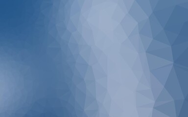 Light BLUE vector shining triangular pattern.