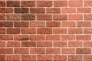 Red grunge brick wall pattern background